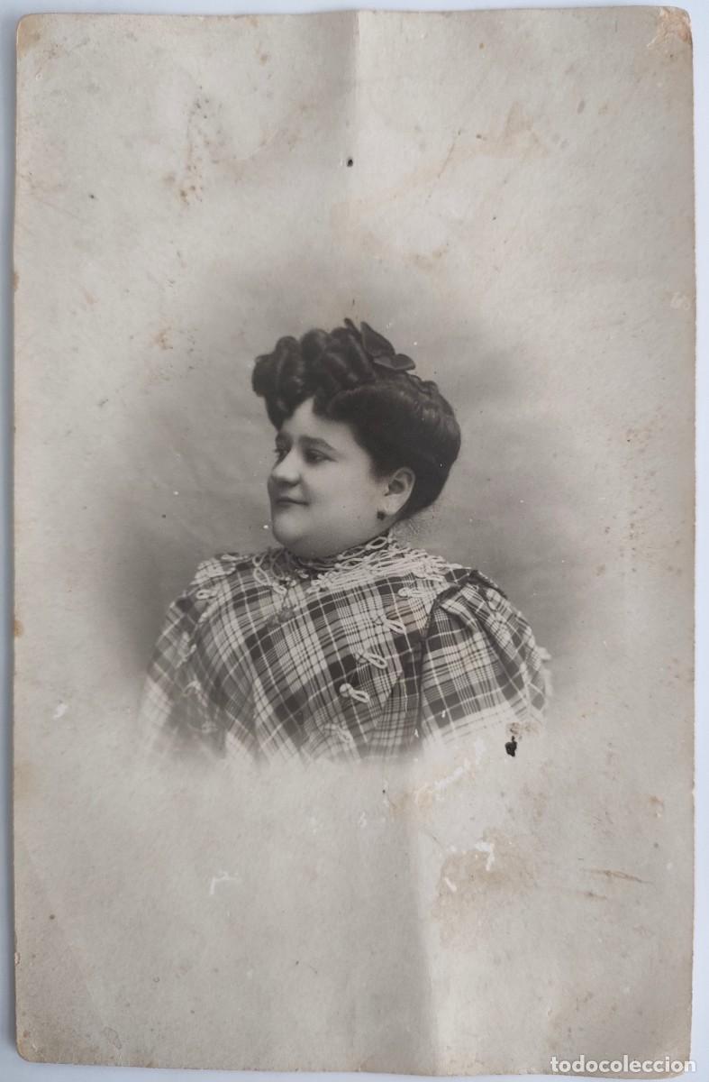 Fotograf&iacute;a antigua: JATIVA FOTOGRAFO TALENS TAMA&Ntilde;O POSTAL