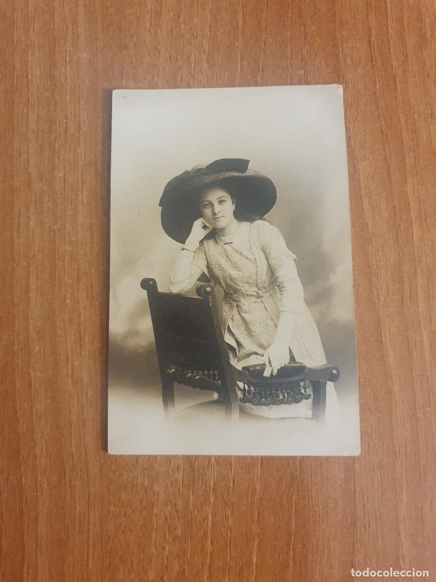 Fotografia antiga: ANTIGUA TARJETA POSTAL MUJER FOTO A. BARO.