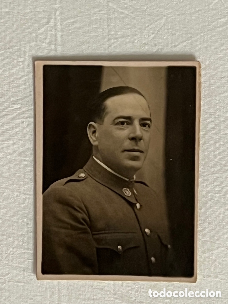 Alte Fotografie: FOTOMATON. Militar del Bando Nacional.... (h.1945?) Med&iacute;das: 4,3 x 5,5 cm.,