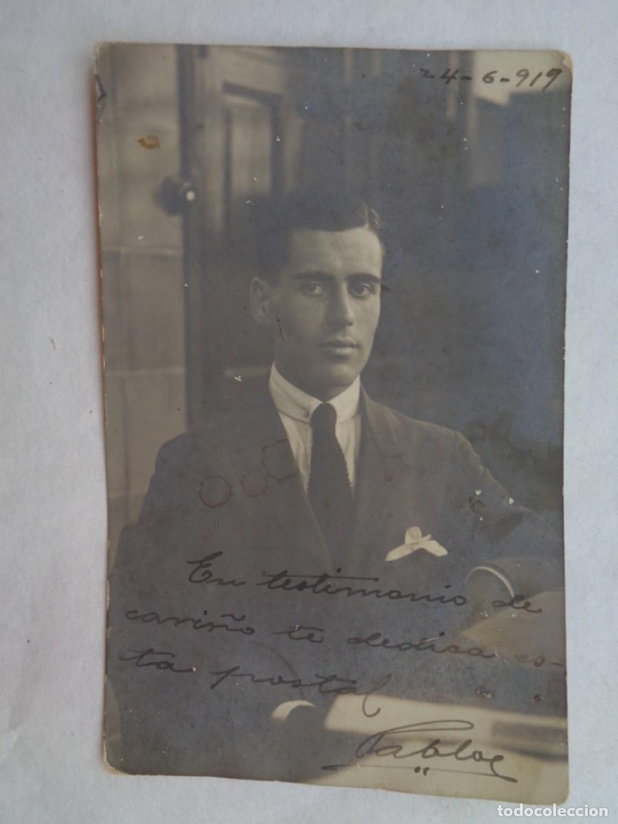 Alte Fotografie: BONITA FOTO DE ESTUDIO DE SE&Ntilde;OR ELEGANTE, PRINCIPIOS DE SIGLO