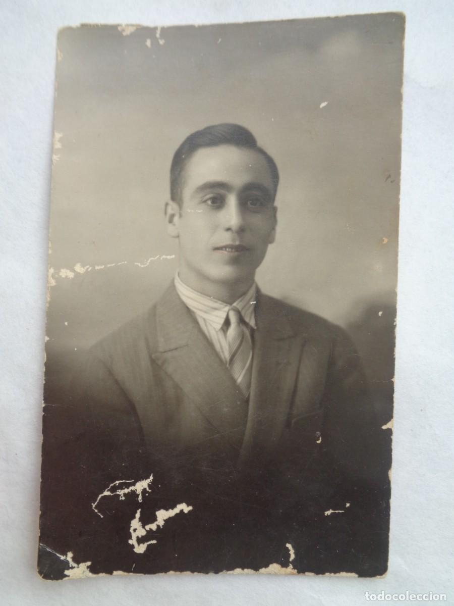 Alte Fotografie: BONITA FOTO DE ESTUDIO DE JOVEN ELEGANTE, PRINCIPIOS DE SIGLO.