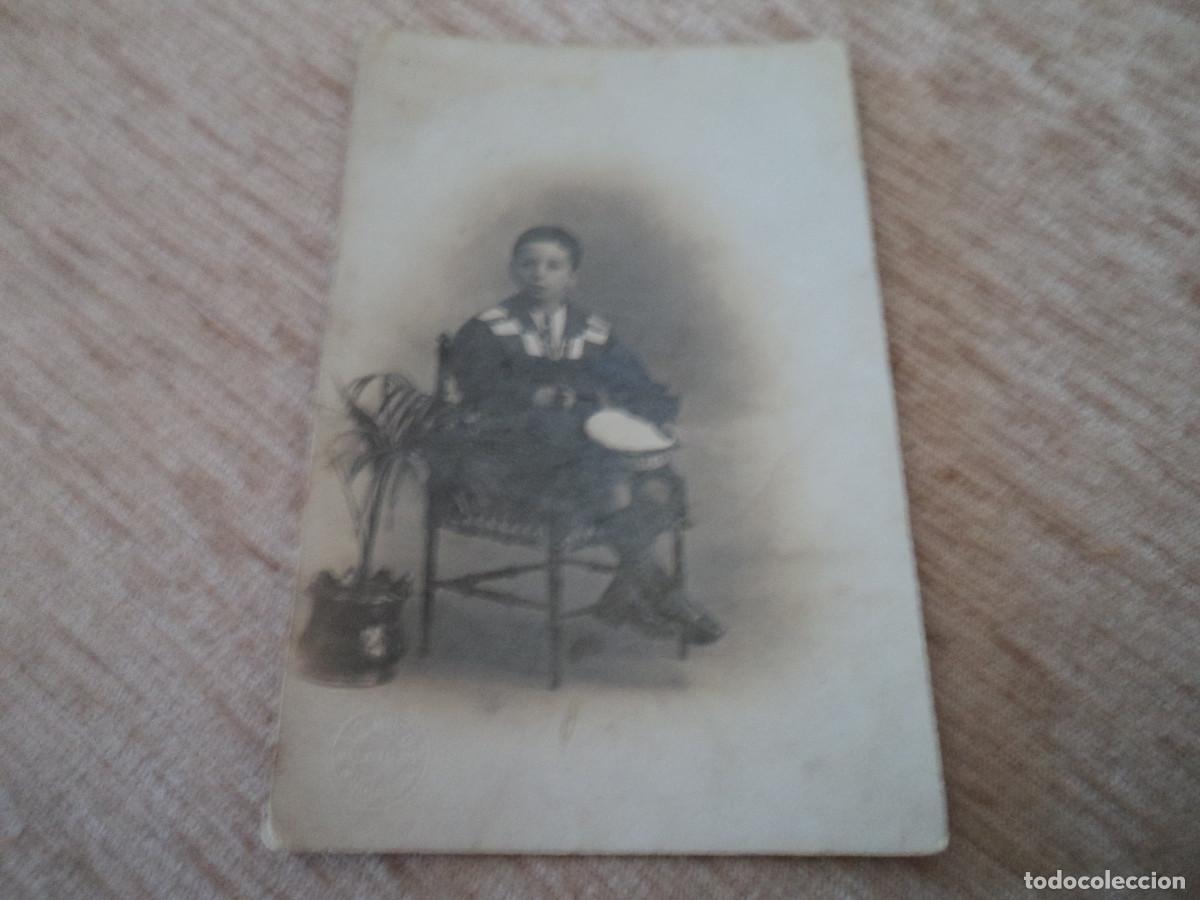 Fotografia antica: tarjeta postal ni&ntilde;o marinerito, foto amadeo