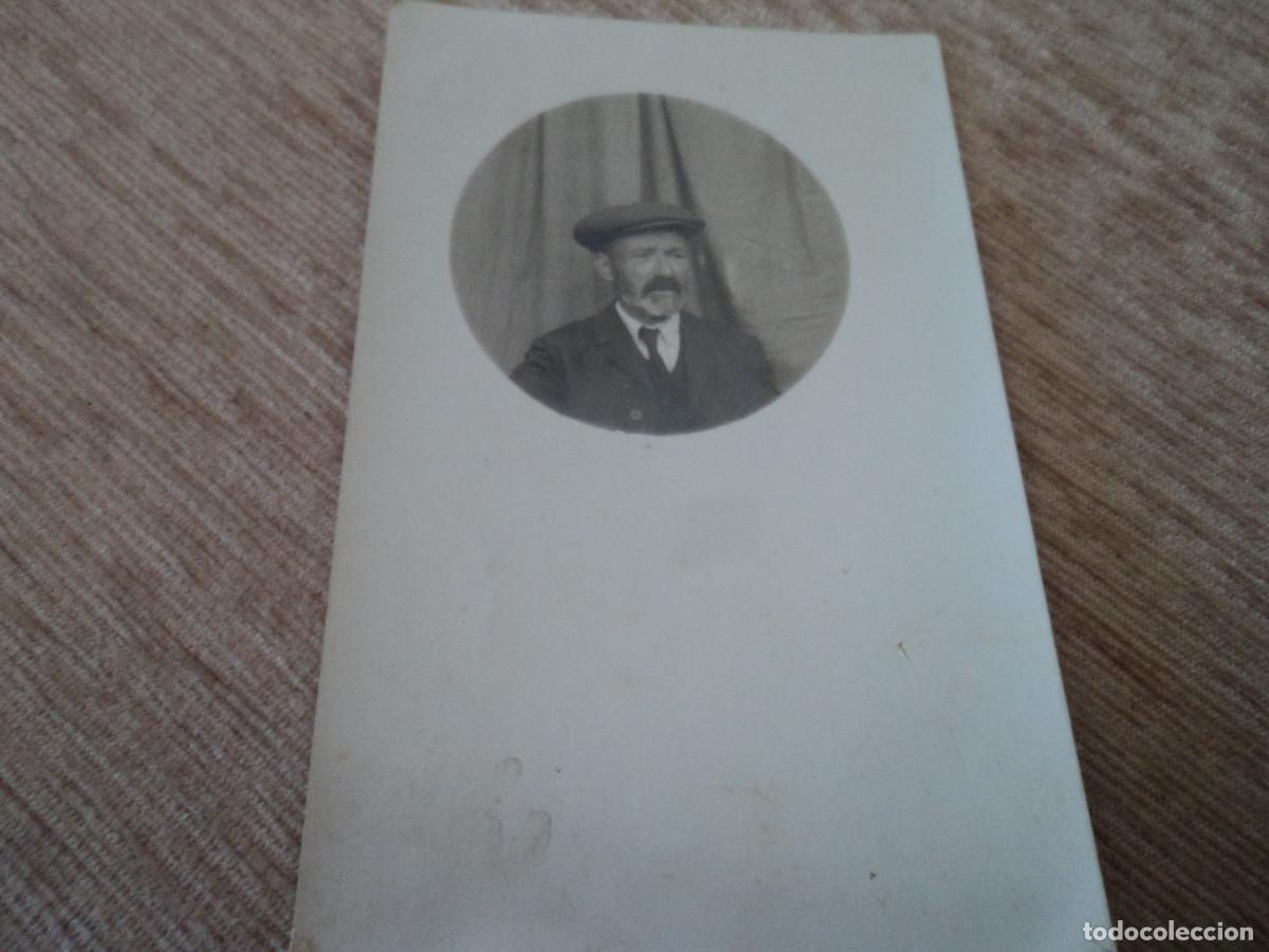 Fotografia antica: tarjeta postal anciano con gorra