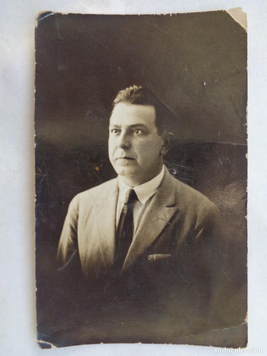 Fotografia antiga: BONITA FOTO DE ESTUDIO DE SE&Ntilde;OR ELEGANTE, PRINCIPIOS DE SIGLO