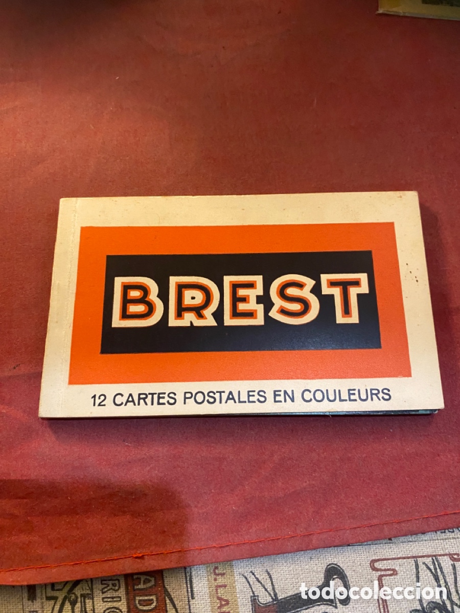 Fotografia antiga: BREST 12 CARTES POSTALES EN COULEURS