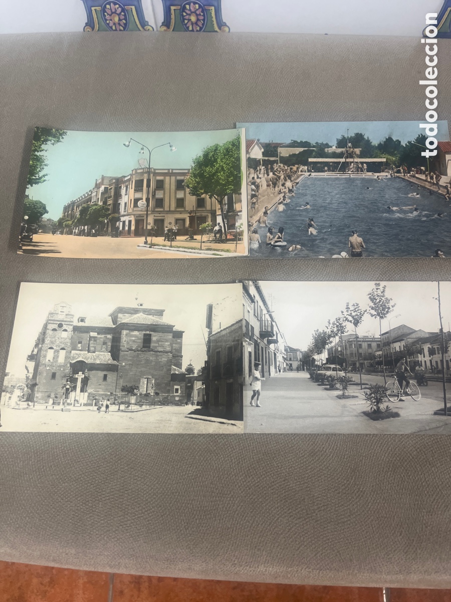 Fotografia antica: 4 postales de Alc&aacute;zar de san Juan