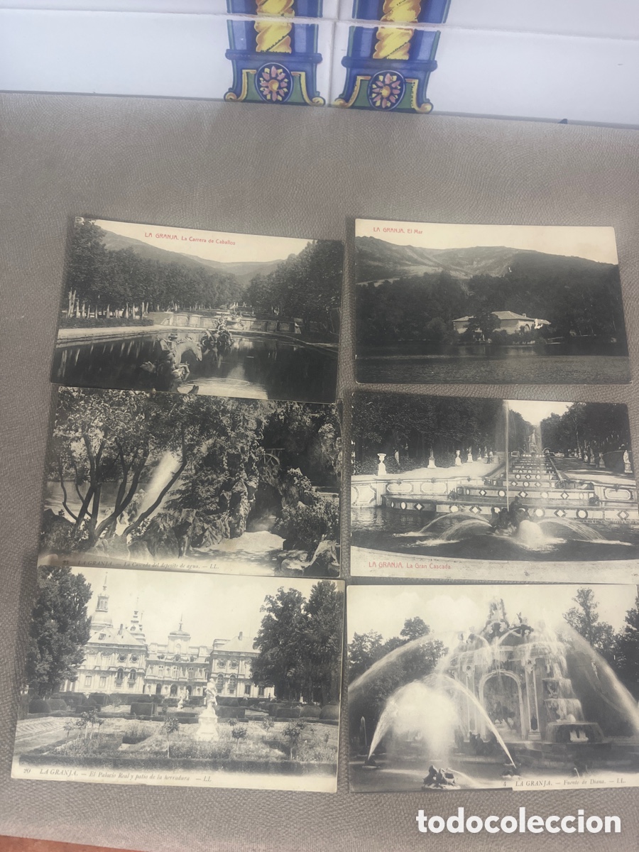 Fotografia antica: 6 postales de la granja