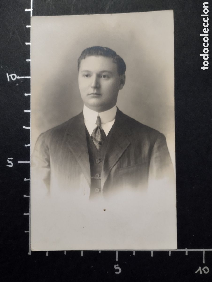 Fotografia antica: FOTOGRAF&Iacute;A. RETRATO HOMBRE - TARJETA POSTAL. 1911