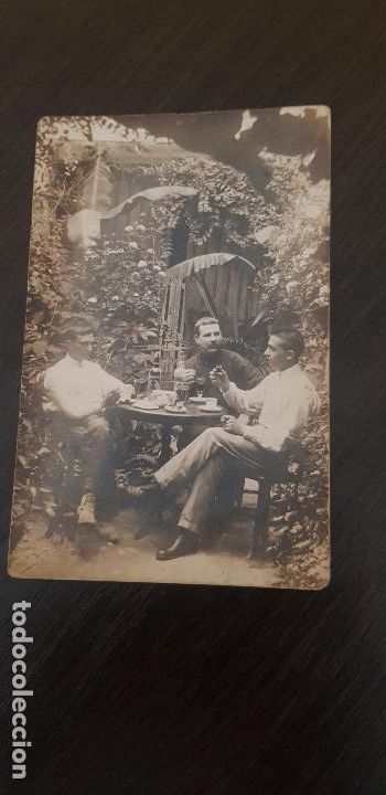 Alte Fotografie: PADRE E HIJOS