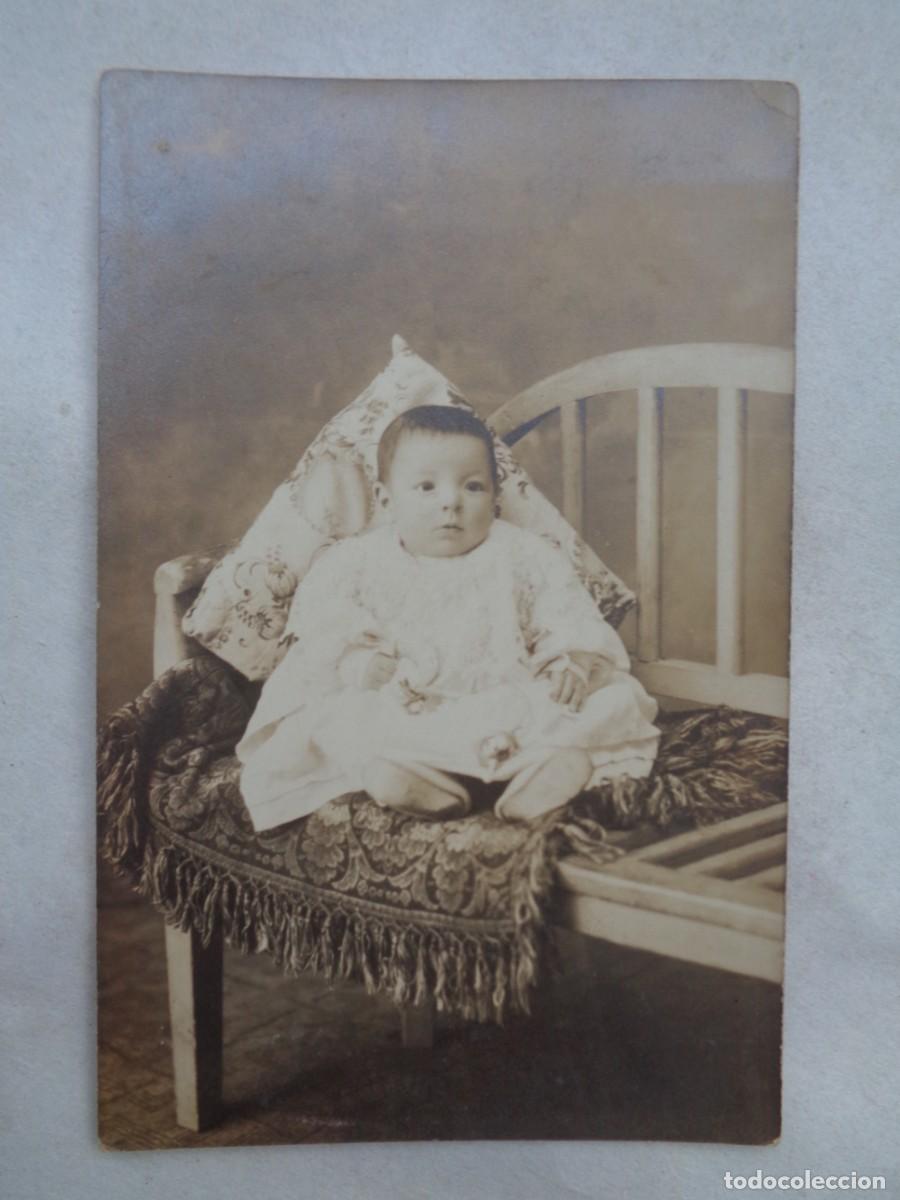 Alte Fotografie: PRECIOSA FOTO DE ESTUDIO DE NI&Ntilde;O PEQUE&Ntilde;O DE PRINCIPIOS DE SIGLO