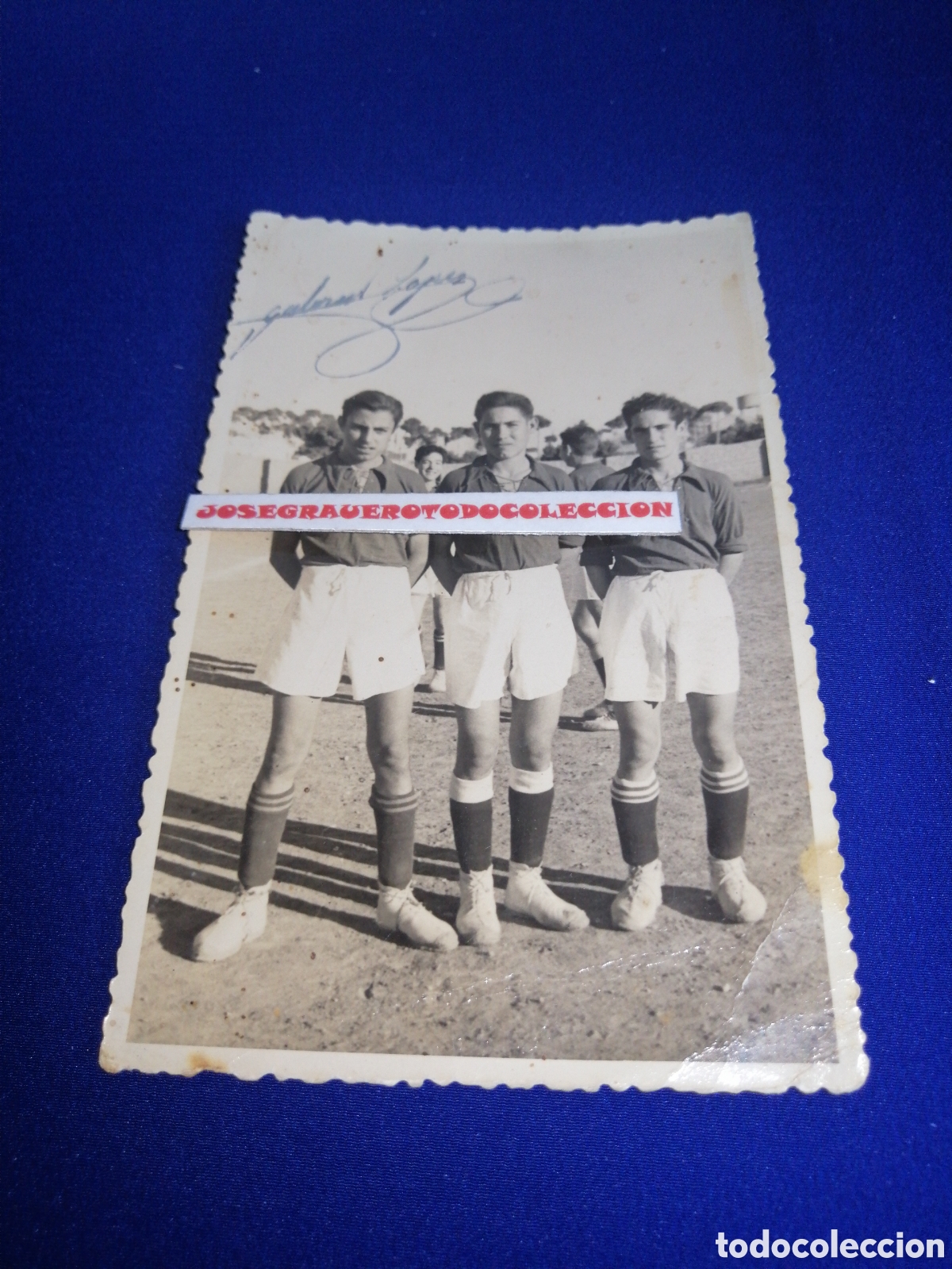 Alte Fotografie: FUTBOLISTAS POSANDO FOTOGRAF&Iacute;A ANTIGUA