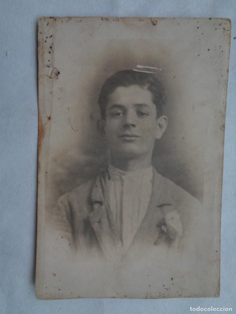 Fotograf&iacute;a antigua: BONITA FOTO DE ESTUDIO DE JOVEN ELEGANTE, PRINCIPIOS DE SIGLO.