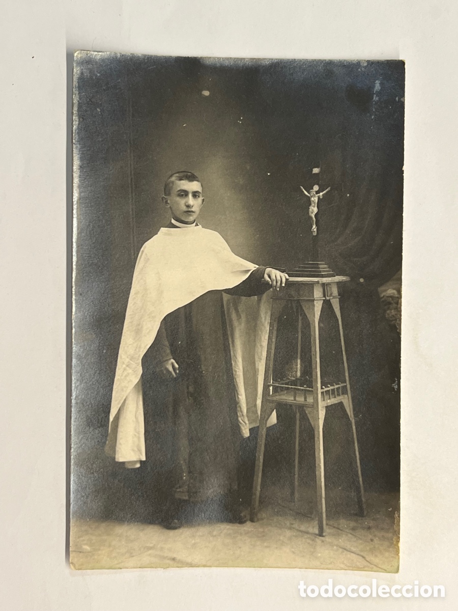 Fotograf&iacute;a antigua: EL MONAGUILLO DE BENISA.. Fotograf&iacute;a antigua (h.1920?)