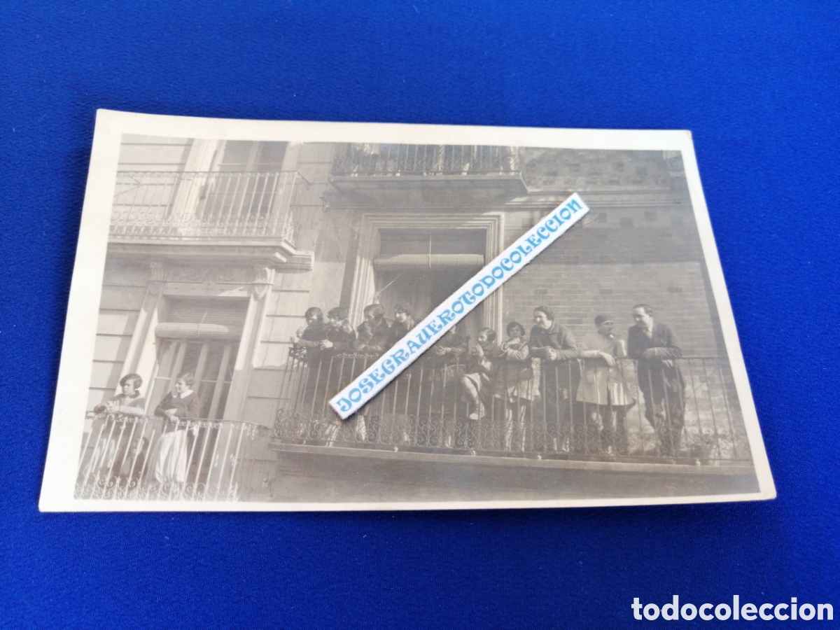 Alte Fotografie: MODELOS BAL&Oacute;N POSANDO FOTOGRAF&Iacute;A POSTAL ANTIGUA