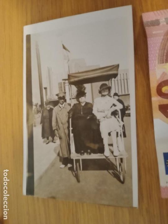 Fotograf&iacute;a antigua: Exposici&oacute;n de Bruselas 1935 Postal fotogr&aacute;fica. Referenciada al dorso