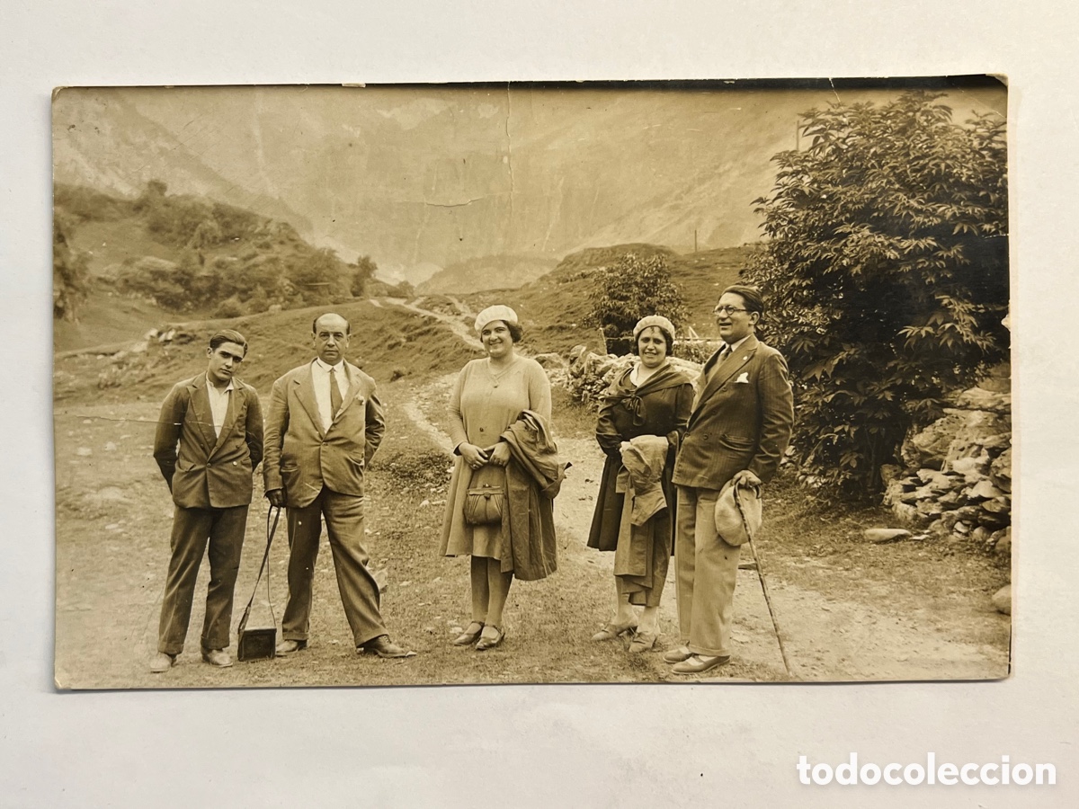 Alte Fotografie: GAVARNIE.. Altos Pirineos.. Fotograf&iacute;a Excursi&oacute;n Grupo de Catalanes (h.1910?)