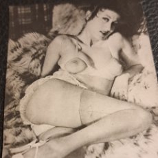 Fotografia antica: ANTIGUA FOTOGRAFÍA EROTICA PORNOGRAFICA DE MUJER DESNUDA TUMBADA EN LA CAMA CON LENCERÍA SEXY