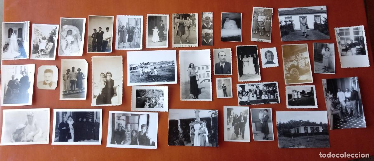 Alte Fotografie: Lote de 36 fotograf&iacute;as antiguas.