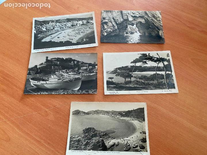 Fotograf&iacute;a antigua: LOTE 5 TARJETAS POSTALES ANTIGUAS COSTA BRAVA . CIRCULADAS (P2)