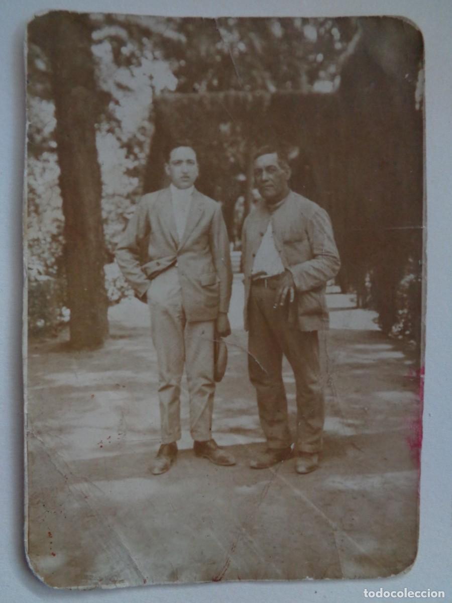 Fotograf&iacute;a antigua: MINUTERO DE FOTOGRAFO CALLEJERO DE SE&Ntilde;OR RUSTICO Y JOVEN, PRINCIPIOS DE SIGLO