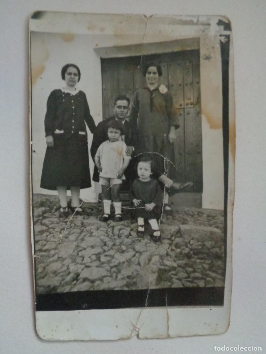 Fotografia antica: MINUTERO DE FOTOGRAFO CALLEJERO DE FAMILIA , A&Ntilde;OS 20