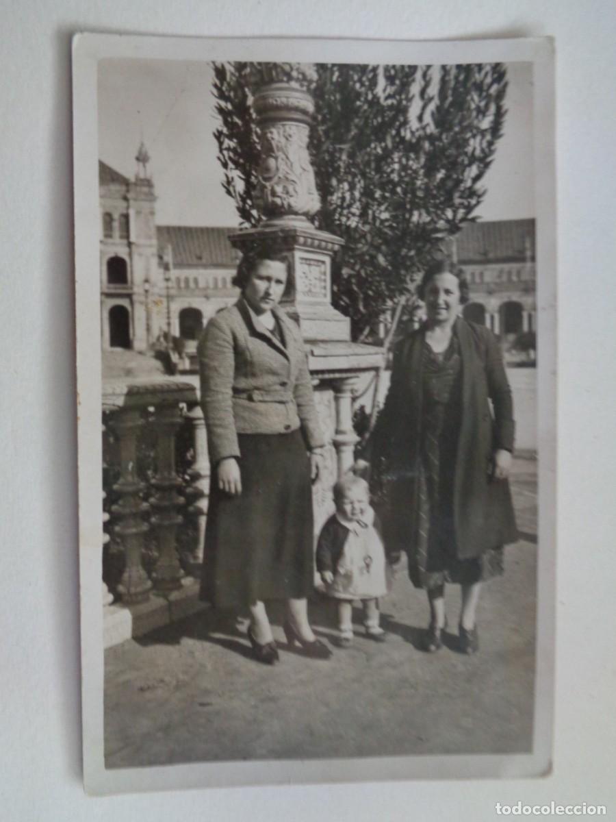 Fotografia antica: MINUTERO DE FOTOGRAFO CALLEJERO DE MUJERES Y NI&Ntilde;O. PLAZA DE ESPA&Ntilde;A, A&Ntilde;OS 20