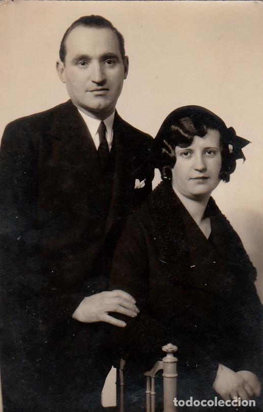 Fotografia antica: Elegante pareja posando para la foto. A&ntilde;os 20 pv