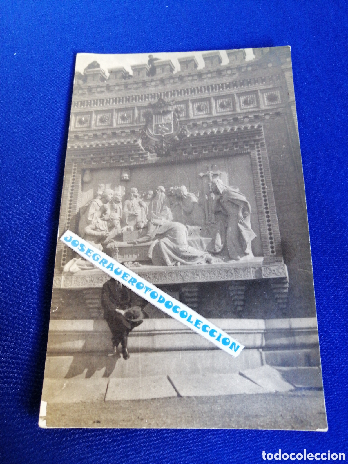 Alte Fotografie: MONFORTE DE LEMOS(LUGO) GALICIA A&Ntilde;O 1924 CON MODELO FOTOGRAF&Iacute;A POSTAL ANTIGUA