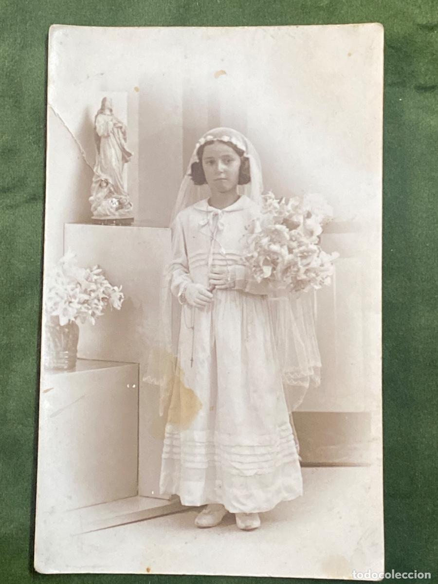 Fotografia antica: ANTIGUA FOTOGRAF&Iacute;A NI&Ntilde;A COMUNI&Oacute;N FOTO JAVIER C&Aacute;CERES