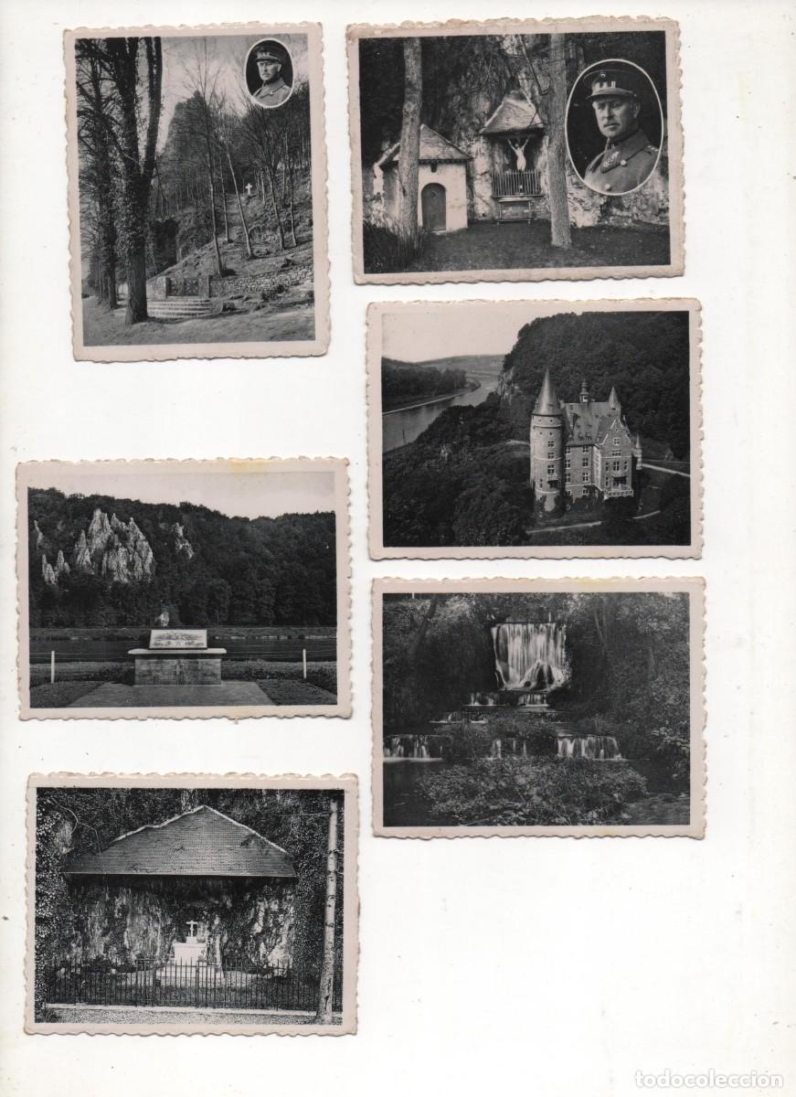 Antique Photography: 6 antiguos snapshots del memorial de Alberto I de B&eacute;lgica -formato 7x9 cm