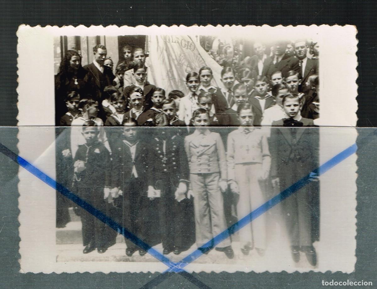 Antique Photography: 40/50&acute;s ca. b/n INTERESANTE FOTO DIVERSOS MODELOS TRAJES 1&ordf; COMUNI&Oacute;N NI&Ntilde;OS UNI&Oacute;N POSTALE UNIVERSELLE