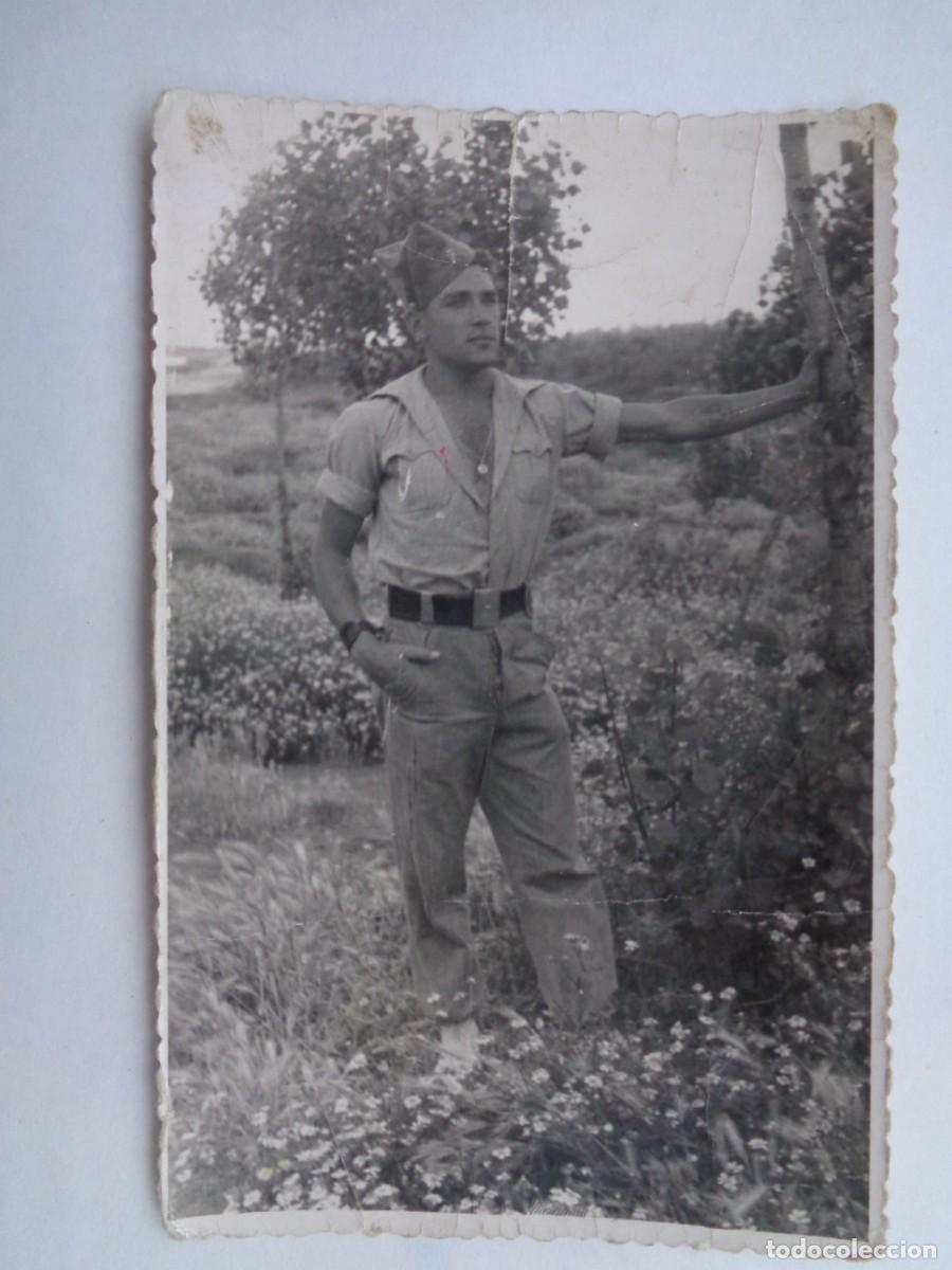 Alte Fotografie: LA LEGION : FOTO DE LEGIONARIO CON CHAPIRI . KRINDA , 1958