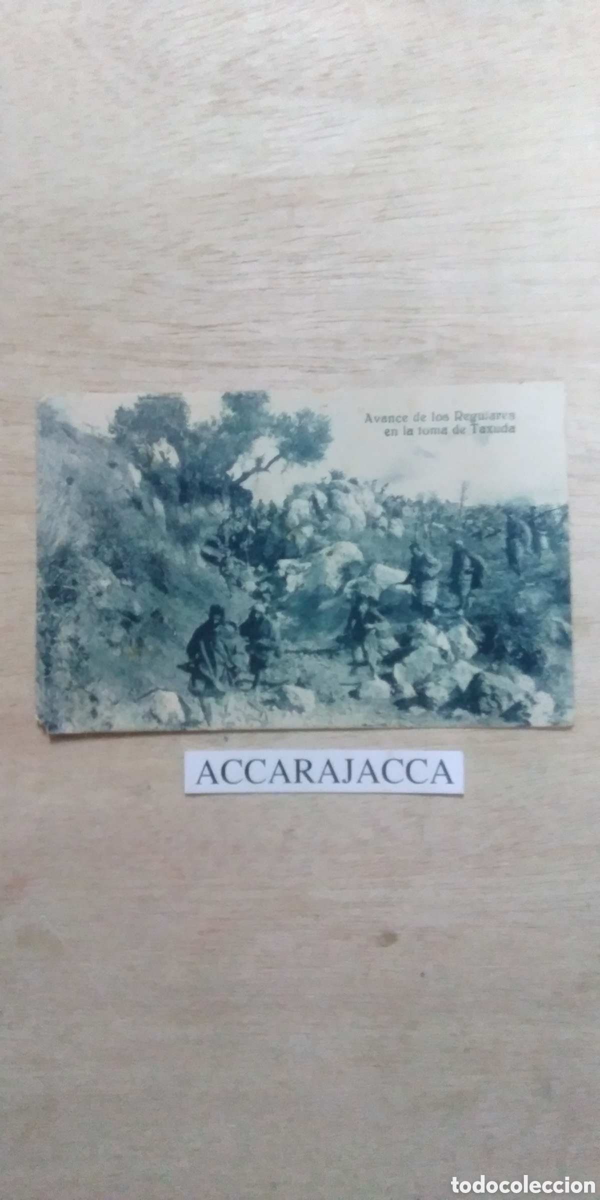 Alte Fotografie: Postal Regulares toma de Taxuda. Marruecos