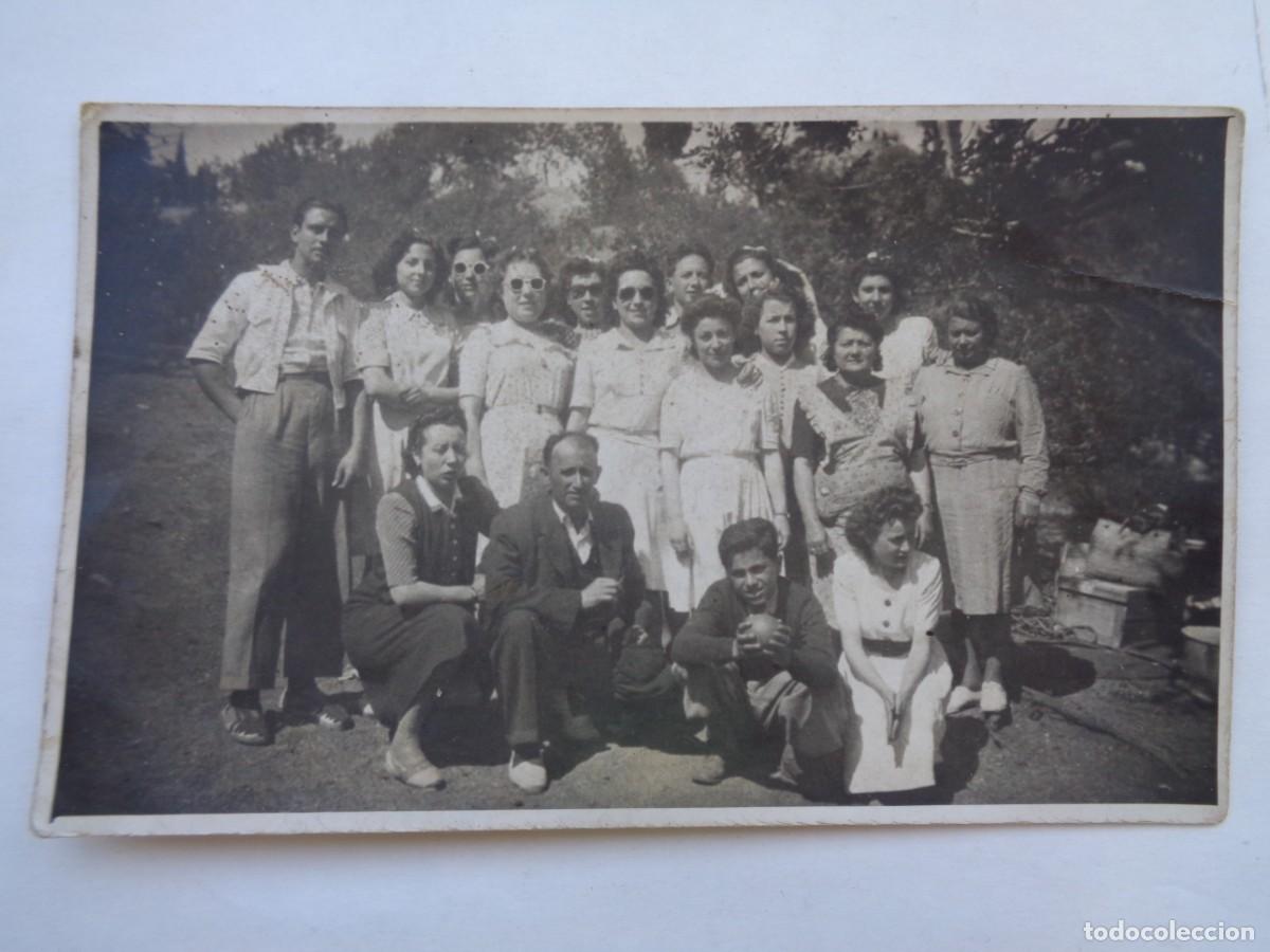 Antique Photography: MINUTERO DE FOTOGRAFO AMBULANTE DE GENTE REUNIDA , A&Ntilde;OS 40