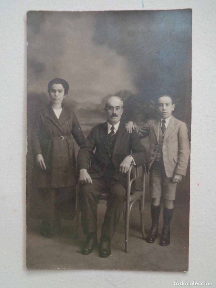 Antique Photography: BONITA FOTO DE ESTUDIO SE&Ntilde;OR ELEGANTE CON HIJOS, PRINCIPIOS DE SIGLO. DE MARTIN, FOTOGRAFIA MODERNA