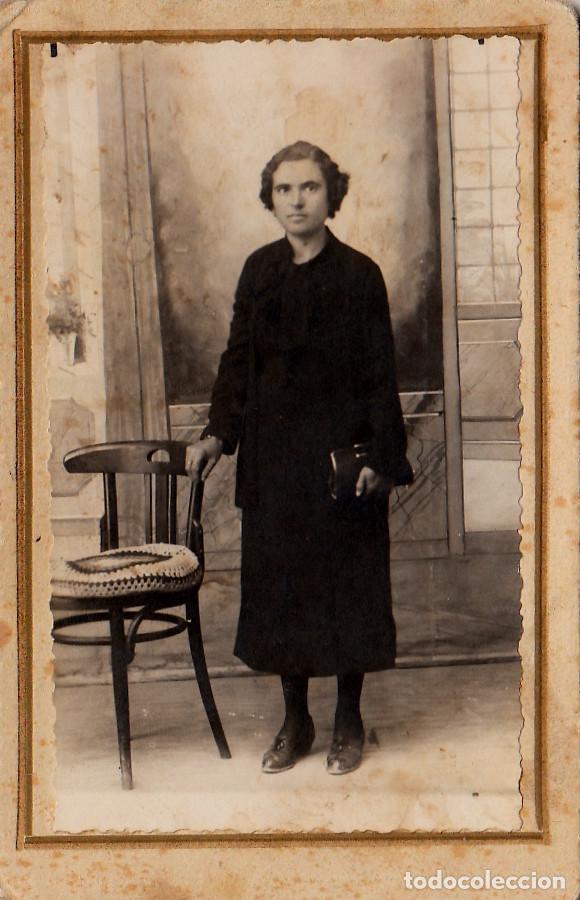 Antique Photography: Se&ntilde;ora con bolso de mano. A&ntilde;os 20 &ntilde; aa