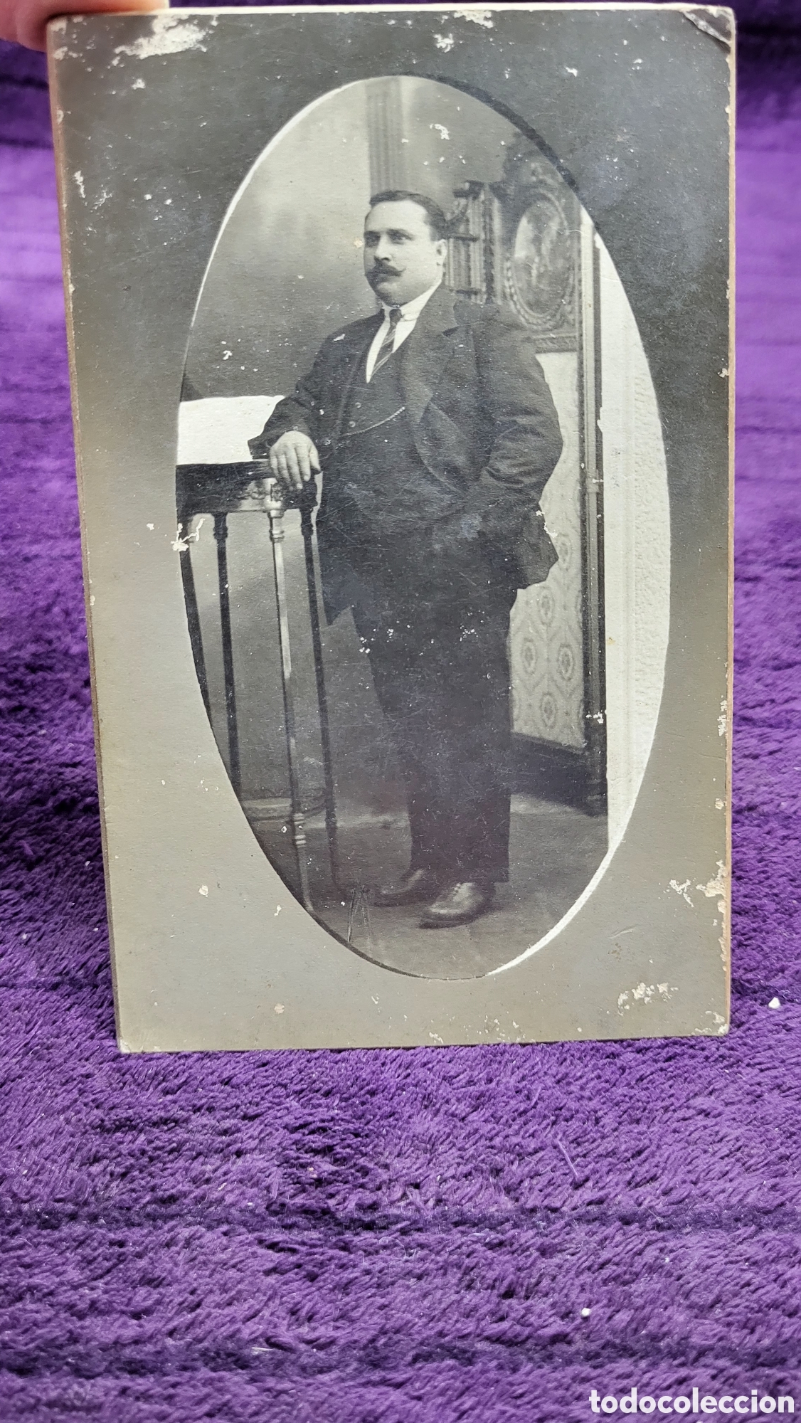 Antique Photography: Fotograf&iacute;a antigua alb&uacute;mina retrato de un Se&ntilde;or