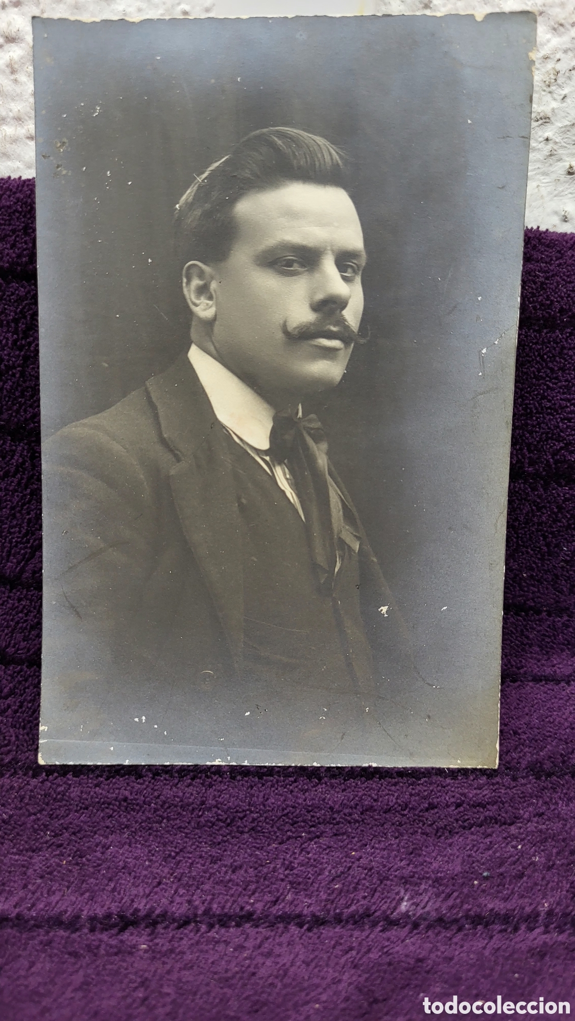 Antique Photography: Fotograf&iacute;a antigua alb&uacute;mina retrato de un Se&ntilde;or