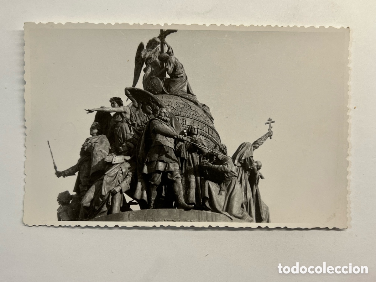 Antique Photography: NOVGOROD (Rusia) Fotograf&iacute;a. MILLENNIUM. Fue erigido en 1862 para conmemorar los mil a&ntilde;os