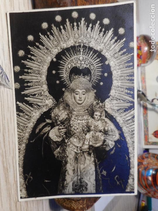 Alte Fotografie: ANTIGUA FOTOGRAFIA VIRGEN NTRA SE&Ntilde;ORA DEL VALLE CORONADO. LA PALMA DEL CONDADO HUELVA. FOTO BELLIDO