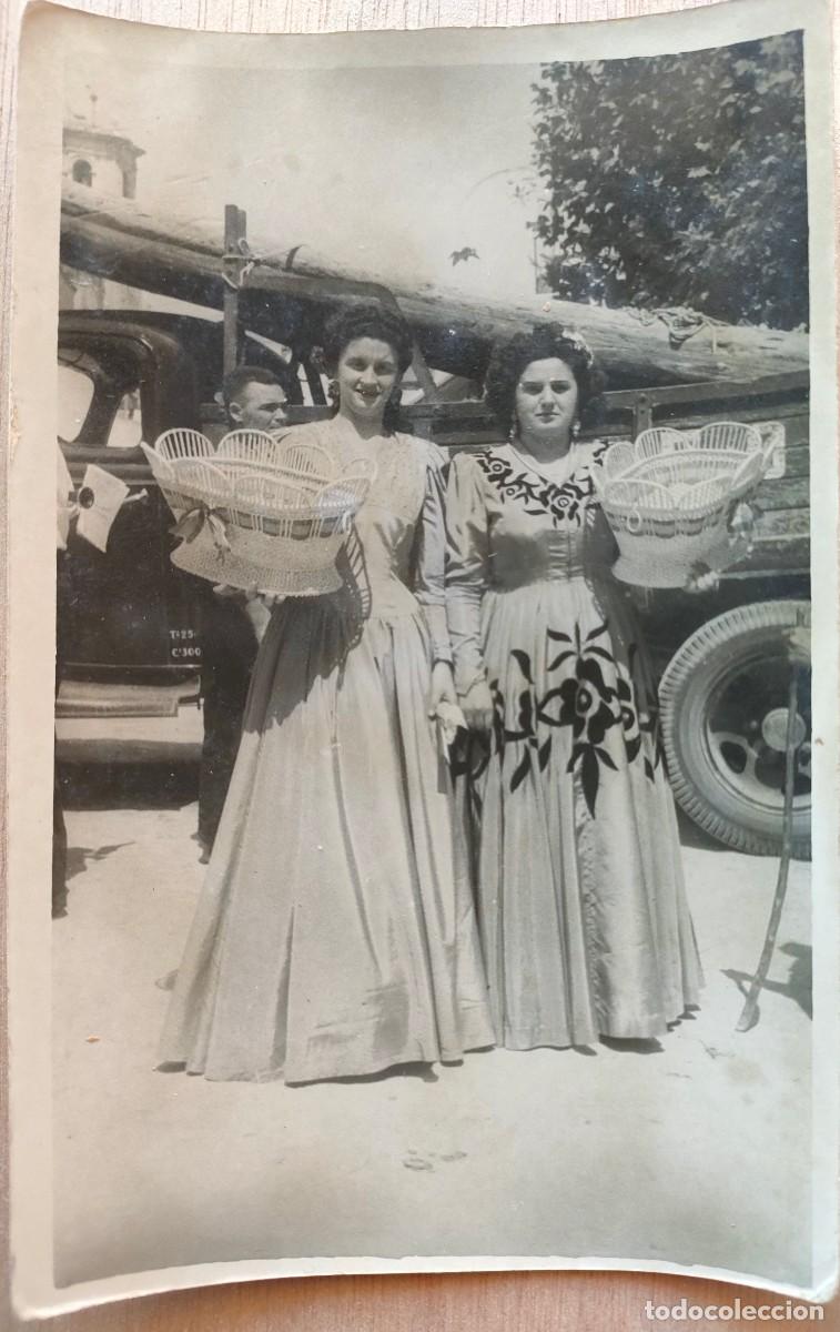 Fotografia antiga: CHIVA VALENCIA FIESTAS 15 AGOSTO 1948 TAMAÑO POSTAL