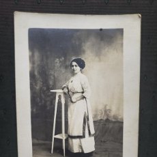 Fotografía antigua: ANTIGUA FOTOGRAFIA RETRATO HECHA EN ALGER ESCRITA A ASUNCION ROBLES MURCIA 1911
