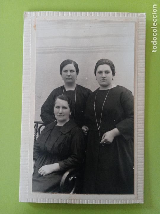 Fotografia antiga: ANTIGUA FOTOGRAF&Iacute;A. RETRATO SE&Ntilde;ORAS