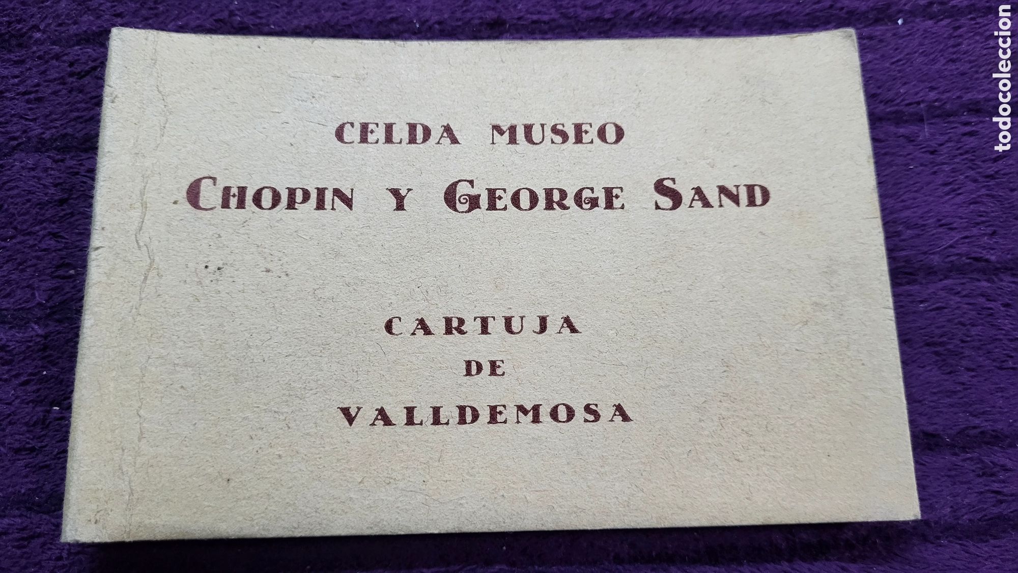 Fotograf&iacute;a antigua: Bloque 12 Tarjetas Postales Museo Chopin y George Sand Cartuja de Valldemosa