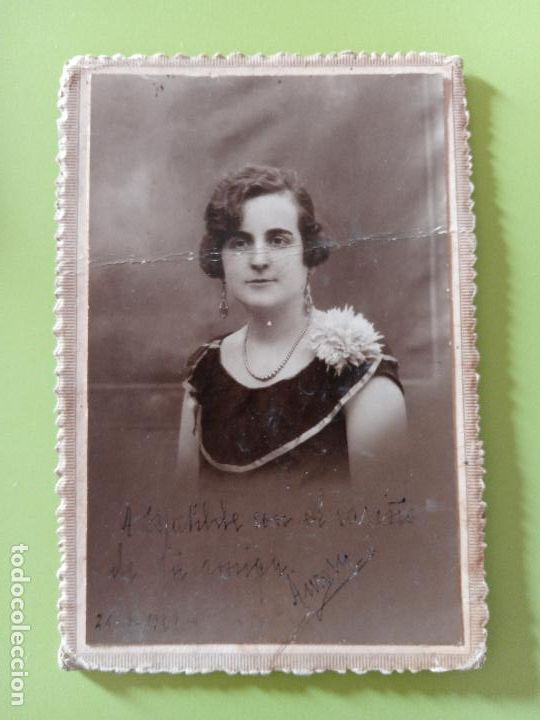 Fotograf&iacute;a antigua: ANTIGUA FOTOGRAF&Iacute;A. RETRATO DAMA.