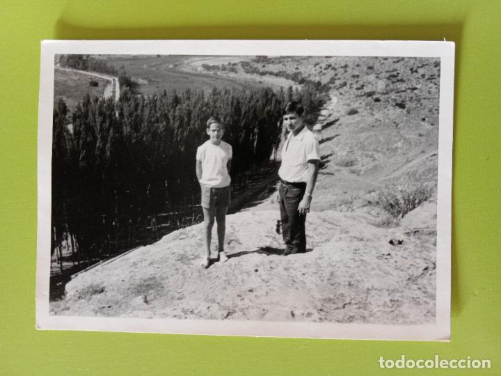 Fotografia antiga: ANTIGUA FOTOGRAF&Iacute;A. ZONA DEL EMBALSE DE PE&Ntilde;ARROYA, LAGUNAS DE RUIDERA. 1964