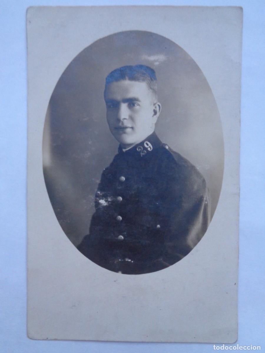Fotograf&iacute;a antigua: FOTO DE ESTUDIO DE MILITAR DEL RGTO INFANTERIA CONSTITUCION N&ordm; 29 . PRINCIPIOS DE SIGLO