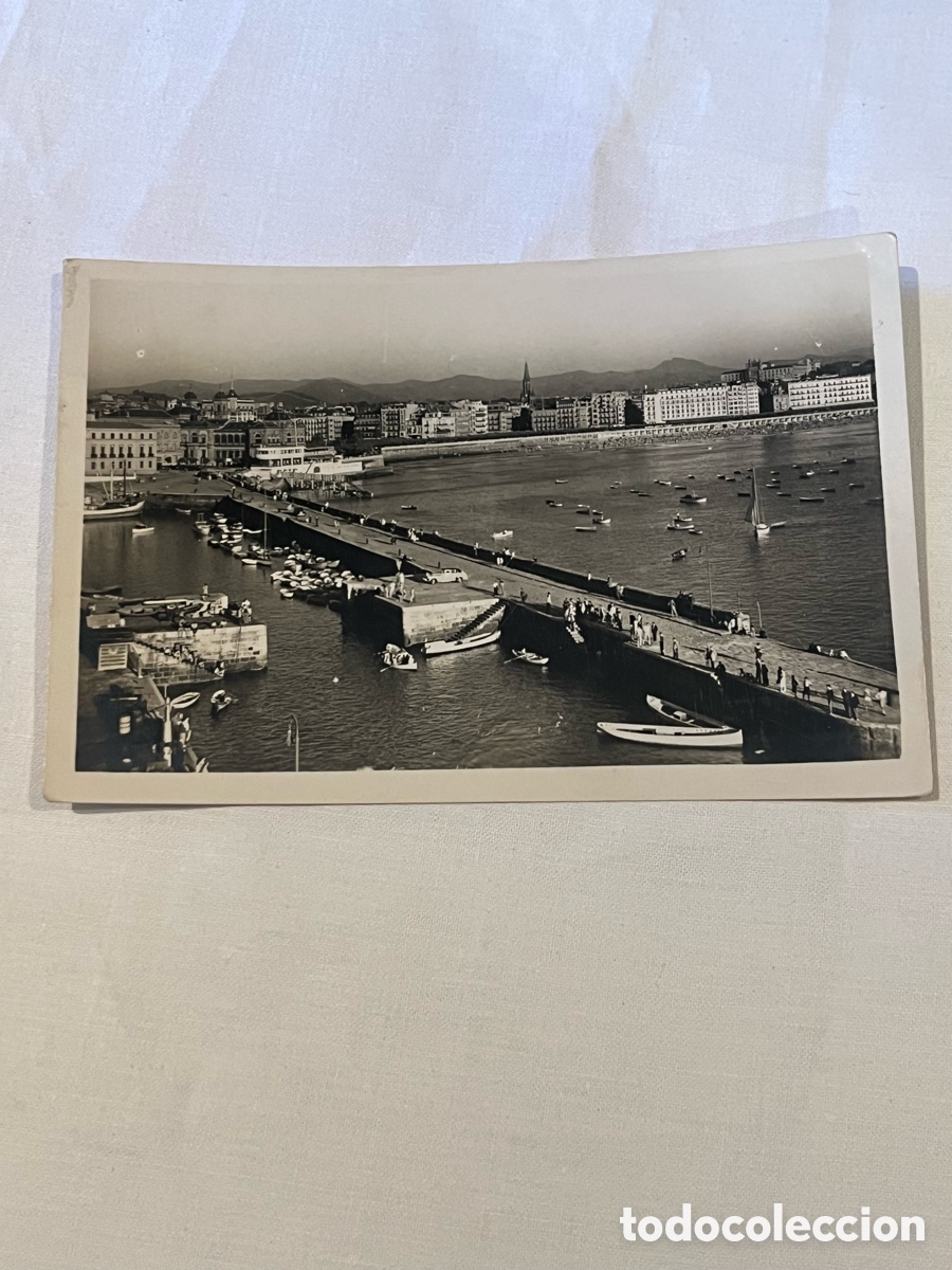 Fotografia antica: ANTIGUA TARJETA POSTAL - FOTOGRAFIA - ESCRITA Y SELLADA A&Ntilde;O 1956.