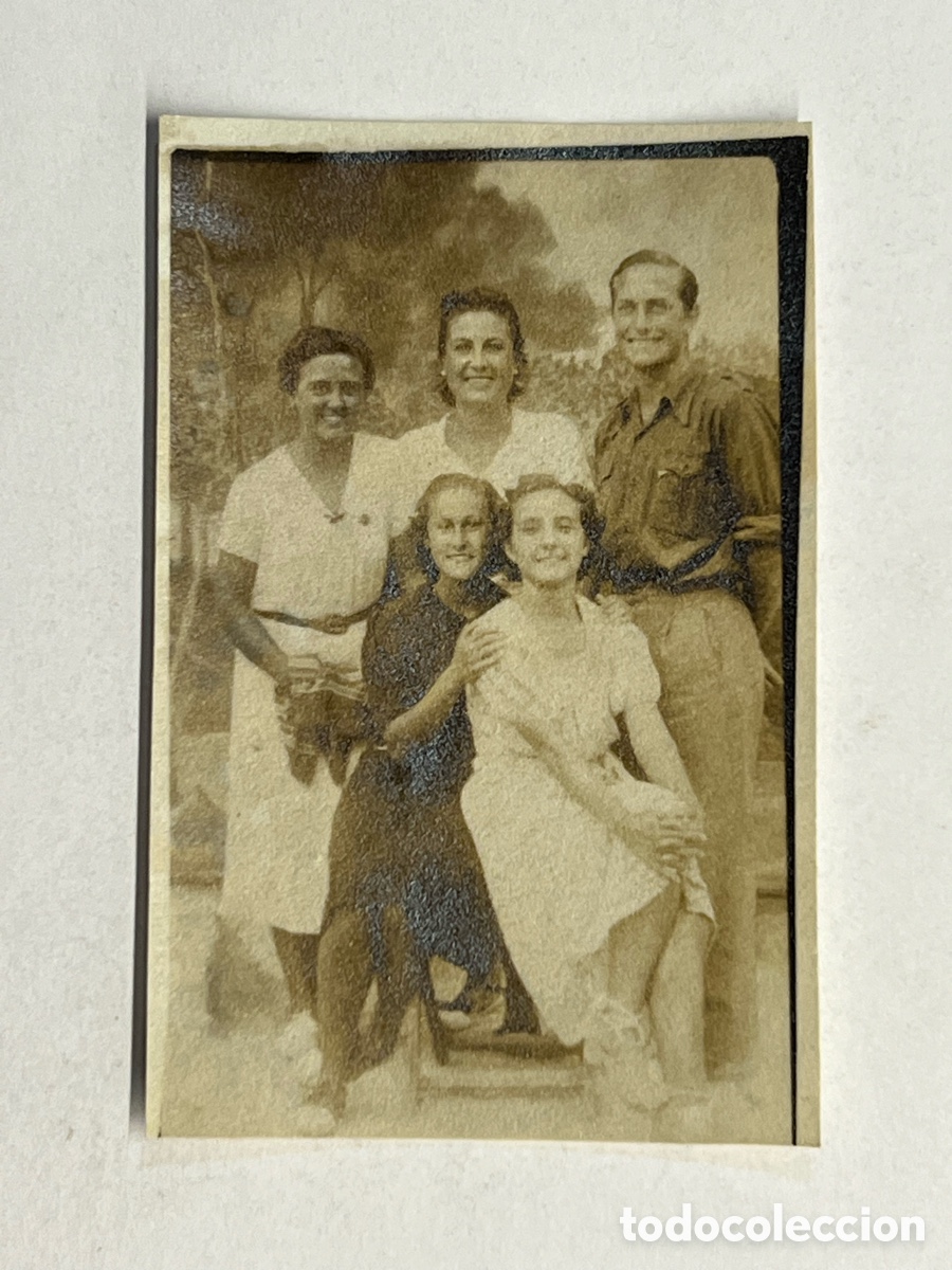Fotograf&iacute;a antigua: MINUTEROS, fot&oacute;grafos de calle.. Grupo de j&oacute;venes amigos (a.1929)