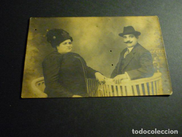 Antique Photography: RETRATO MATRIMONIO ANTIGUA POSTAL FOTOGRAFICA